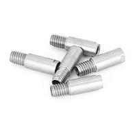 Jeanoko 3D Printer Stainless Steel Cold Water Throat High Thermal Stability for Easy Operation Application: 3D Printer 4.1 Through Hole 5 Pieces