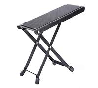 Jeanoko 4 Position Guitar Foot Rest, Guitar Foot Stool Adjustable Folding Metal Pedal Stand Anti Slip Rubber Feet for Practice