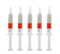 Jeanoko 5pc/set Oil-soluble Diamond Grinding Paste Polishing Paste Lapping Compound Grit W0.5-W40 320~10000 for Glass Watch Polishing(W1.0# 8000) Abrasives