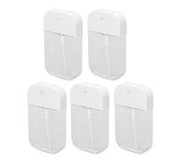 Jeanoko 5PCS 50ml Nail Polish Remover Holder Container, Clear Empty Storage Bottles for Makeup Remover