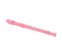 Jeanoko ABS Recorder Instrument for Educational Purposes, 8 Hole Soprano Recorder, Cultivate Music Interest for Children, Ideal for Kindergartens and Elementary Schools (Pink)