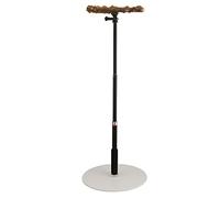 Jeanoko Adjustable Bird Perch, Detachable Adjustable Parrot Perch Bird Telescopic Stand Acrylic Base Pepper for Indoor Outdoor