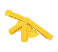Jeanoko Bird Harness and Leash for Parrots, Comfortable Elastic Design for Flying and Training Outdoors, Lightweight Latex Silk Material, Complete Set with Chest Strap and Traction Rope (Yellow)