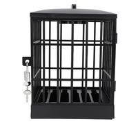 Jeanoko Cell Phone Jail with Timer, Lockable Phone Prison (Black)