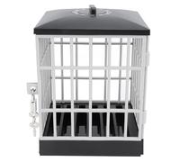Jeanoko Cell Phone Jail with Timer, Lockable Phone Prison (Black Gray)