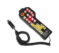 Jeanoko CNC Engraving Machine Manual Controller USB Connector 4-axle for Operators Water-Resistant 12 * 12mm Buttons for Precision Control