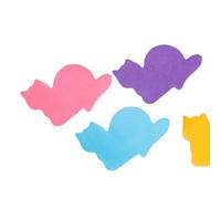 Jeanoko Cute Cartoon Cat Shaped Sticky Note Reusable for Evaluating Work Efficiency and Office Supplies for Office Workers and Home Use Made of Wood Pulp Paper