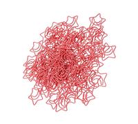 Jeanoko Cute Star Moon Paper Clips Durable Antislip for Organizing Files School Office Iron 100pcs