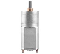 Jeanoko DC 12V High Torque Gear Motor, Reduction Motor 15-200RPM 20MM Outer Diameter 5 Speed Options with Full Metal Gears for Home Industrial Applications (12V 30RPM)