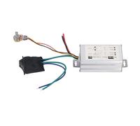 Jeanoko DC Motor Speed Controller Adjustable High Power PWM Variable Speed Controller for DIY Projects and Electric Motors Stainless Steel 9V to 60V 1 Unit