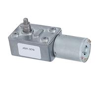 Jeanoko DC12V Gear Motor High Performance Self Locking Reversible Speed Reduction Motor for Robotics and Automation Applications Zinc Alloy Shell (90RPM)