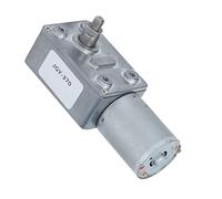 Jeanoko DC12V Gear Motor High Performance Self Locking Reversible Speed Reduction Motor for Robotics and Automation Applications Zinc Alloy Shell (10RPM)