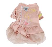 Jeanoko Dog Cheongsam Summer Clothing Soft Button Design Pet Dress for (XL)