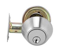 Jeanoko Door Double Cylinder Deadbolt Stainless Steel Lock Keyed on Both Sides for Exterior Interior Door