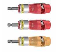 Jeanoko Electric Wire Twisting Tool Efficient and Fast Stripper Twister for Power Drill, Prevent Damage and Fatigue and Enthusiasts Aluminum Alloy 3 X Electric Wire Stripper for Stripping, Twistin