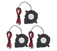 Jeanoko Electronic Cooling Fan Efficient 6000RPM Blower Set Kit for Printer DC 12V 0.18A, 3Pcs for Automatic Control Equipments Computer Chassis Cabinets