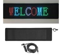 Jeanoko Flexible LED Store Sign, Custom Text Pattern Animation Ap USB Programmable Huge Bright Advertising Billboard for Shop