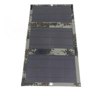 Jeanoko Foldable Solar Power Panel Lightweight Portable Solar Charger Panel for Phone, Monocrystalline Silicon Foldable Charging for Camping, Hiking, Monocrystalline Silicon, 21W