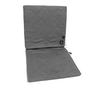Jeanoko Heated Camping Chair with Back Support, Electric Heating Seat Cushion Foldable Stadium Seats Heated Cover Pads with Backrest for Camping Fishing Hunting(Grey) Gardening Supplies