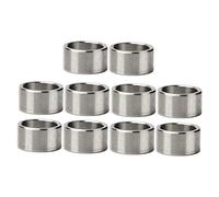 Jeanoko High-quality Stainless Steel Washer Set, 12 Mm Inner Diameter, 15 Mm Outer Diameter, 10 Pieces of Metal Washers for Practical Use on Round Shafts and Bearings (3515-0015-0080)