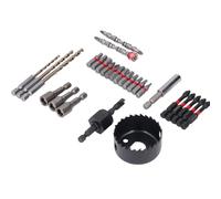 Jeanoko Jeanoko Impact Driver Bit Set Efficient Intuitive Organization for Repairs Carpentry Woodworking Projects S2 Material