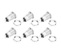 Jeanoko Key Switch ON-OFF High Strength Power Lock 10Pcs for Car Modification 12mm Stainless Steel