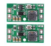 Jeanoko LD24AJTA 2 PCS Adjustable LED Driver Board 20W DC6~25V LED PWM Controller DC-DC Step-Down Constant Current Converter