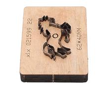 Jeanoko Leather Cutting Die Premium Horse Shape Punch Cutter for Paper Rubber, Quick Cutting Tool for Crafting, for Leather Products Wallets Belts Processing, Alloy Steel Birch Material