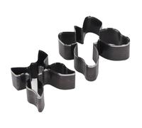 Jeanoko Leather Cutting Dies Durable Clean Cutters for Handcraft, 2PCS Set for Leather Crafts, Alloy Steel Material for Industrial Production