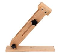 Jeanoko Leather Stitching Pony Adjustable Stretching Rod Streamlined for Crafters Beech Wood Material
