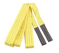 Jeanoko Lift Sling Strap Thickened Polyester 3T Capacity for Heavy Duty Lifting in Construction 6M Length Yellow