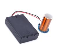 Jeanoko Mini Coil Beautiful Safe No Arc Transmission Kit for Student Experiments PVC Material Kit (Finished Product)