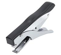 Jeanoko Mini Metal Hand Held Stapler Labor Saving Portable Stapler for Binding Documents, Suitable for Office School Factory Cold Rolled Steel (Black)