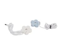 Jeanoko Mini USB Flower Humidifier White Blue, Mini Appearance, Silent Operation, Wide Applications, Automatic Off Protection, No Water Tank, USB Power Supply
