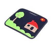Jeanoko Montessori Busy Board for Color Cognition and Hand Eye Coordination Safe Felt Material for Kids Ages 3 and Up