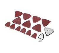 Jeanoko Oscillating Tool Sanding Pad Kit Durable Triangular Finger Accessories 100 Pcs for Sanders ABSScratch Resistant for ///Craftsman