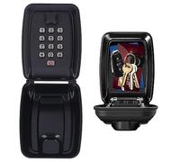 Jeanoko Outdoor Key Lock Box, Wall Mounted 12 Digit Combination Key Safe with Reset Password for Home Office Garage