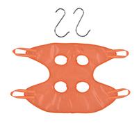 Jeanoko Pet Grooming Sling, Breathable Washable Dog Nail Trimming Restraint Hammock with S Shaped Hooks, for Medication Administration, Tooth and Ear (L)