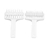 Jeanoko Pizza Dough Roller Docker Set for Quick Dough Docking with Comfortable Grip 2 Pcs Plastic Construction