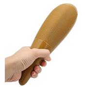 Jeanoko Plastic Guiro with Scraper, Colorful Orff Percussion Instrument for Children Music Education, for Developing Rhythm Skills, Made of Durable Plastic
