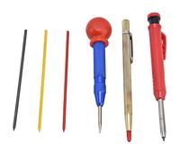 Jeanoko Positioning Metal Graphite Colored Pencil Refills Woodworking Pen Set for Marking Lines on Metal, Architect Drawings