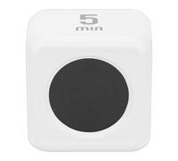Jeanoko Productivity Visual Timer Cube for Silent Work Learning and Cooking Ideal for Study Sessions ABS Material 1 Unit (White)