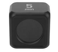 Jeanoko Productivity Visual Timer Cube for Silent Work Learning and Cooking Ideal for Study Sessions ABS Material 1 Unit (Black)