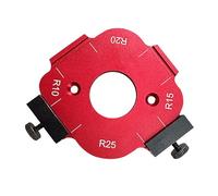 Jeanoko Radius Jig Router Template Multifunctional Aluminium Alloy Fast Locator R Angle Arc Template for Woodworking Projects