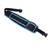 Jeanoko Repair Tool Waist Bag Durable Multi Function Pouch for Electrician Canvas Storage, Blue and Black, Lightweight 1 Unit