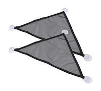 Jeanoko Reptile Hammock Cool Breathable Lounger for Bearded Dragons and Lizards 2 Pack Nylon Swing Bed with Suction Cups (29x28x28cm (2pcs))