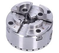 Jeanoko Self-Centering Lathe Chuck 4in 4-Jaw Metal Clamping Tool for Woodworking KP96-B
