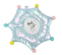 Jeanoko Soft Cat Recovery Collar Adjustable Design for Comfortable Healing Small Pets with Cute Hair Ball (M)