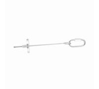Jeanoko Stainless Steel Fruit Holder Durable and Anti-rust for Serving Treats and Snacks for Birds and Small Animals 2 Sizes (Small Size)