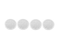Jeanoko Steamer Mop Pad Replacement Highly Absorbent Microfiber Cloth for Cleaning Floors Compatible with S7001 S7000AMZ S7000 S7001TGT S7201 S7005 S7020 4 Pack (Gray Stripe)